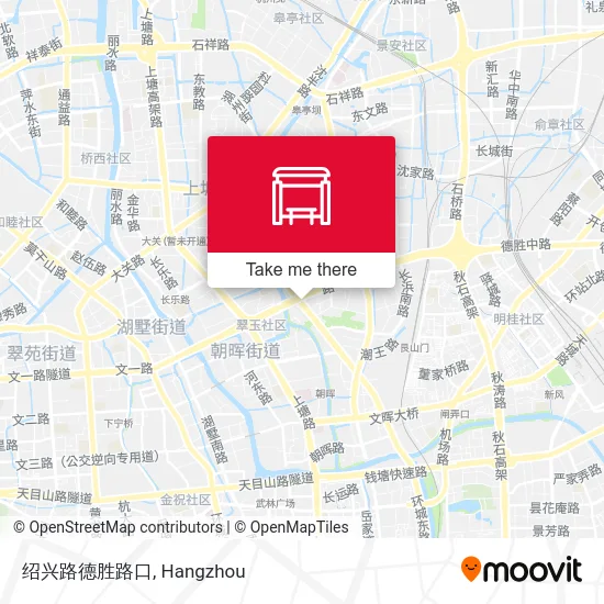 绍兴路德胜路口 map