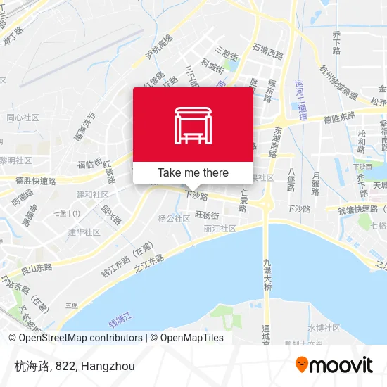 杭海路, 822 map
