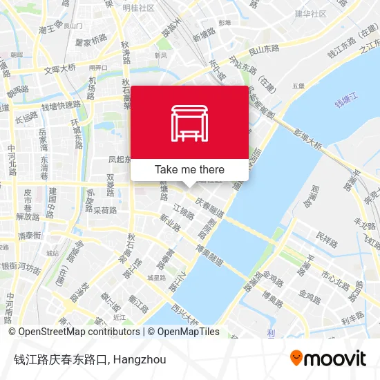 钱江路庆春东路口 map
