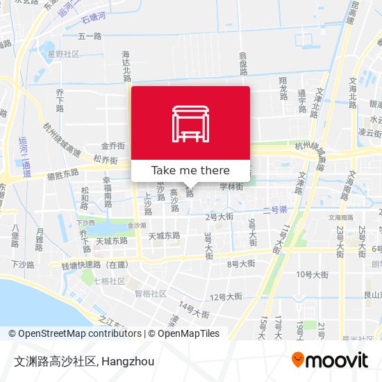 文渊路高沙社区 map