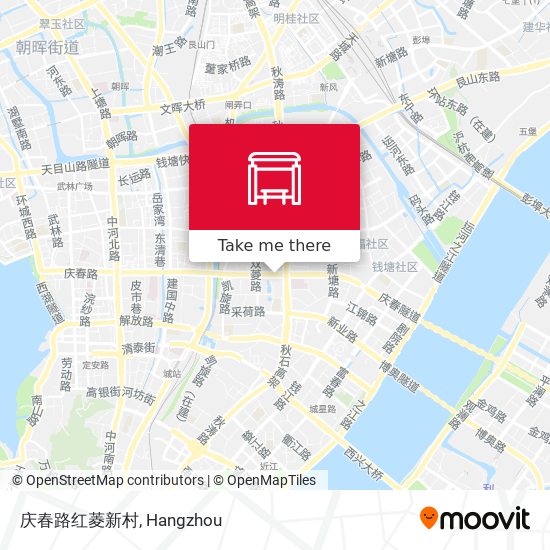 庆春路红菱新村 map