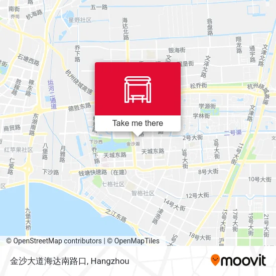 金沙大道海达南路口 map