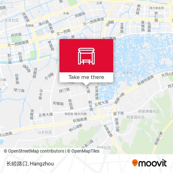 长睦路口 map