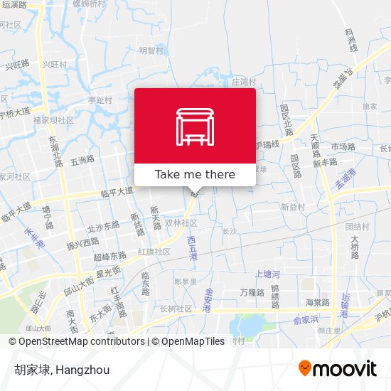 胡家埭 map
