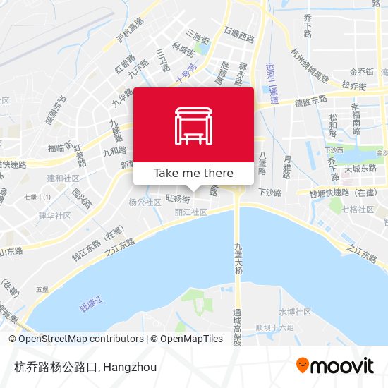 杭乔路杨公路口 map