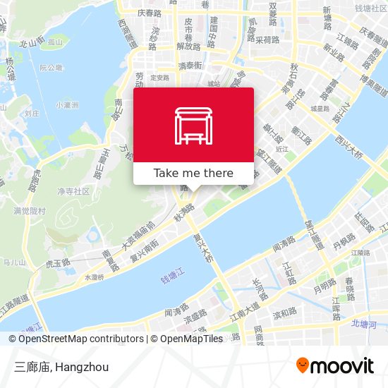 三廊庙 map