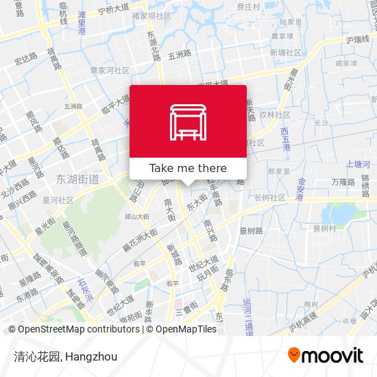 清沁花园 map