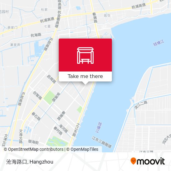 沧海路口 map