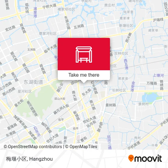 梅堰小区 map