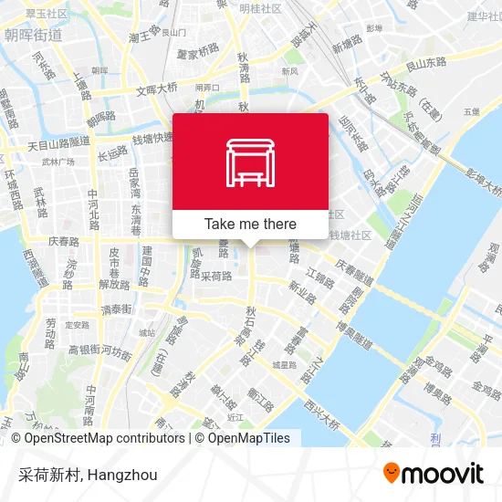 采荷新村 map