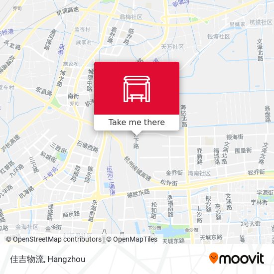 佳吉物流 map