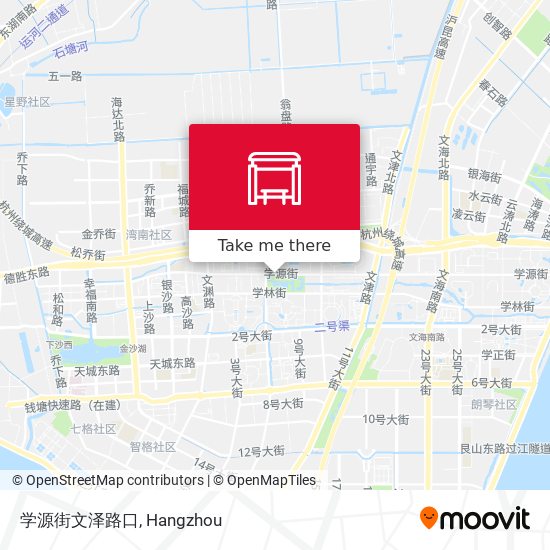 学源街文泽路口 map