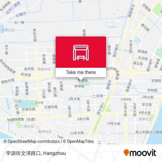 学源街文泽路口 map