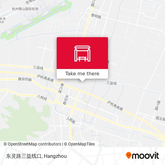 东灵路三益线口 map
