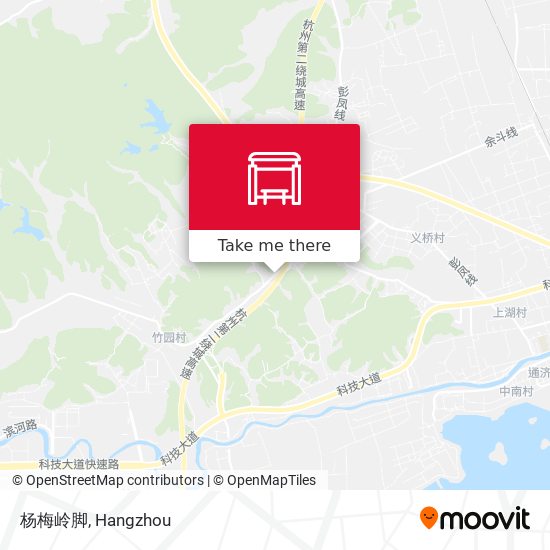 杨梅岭脚 map