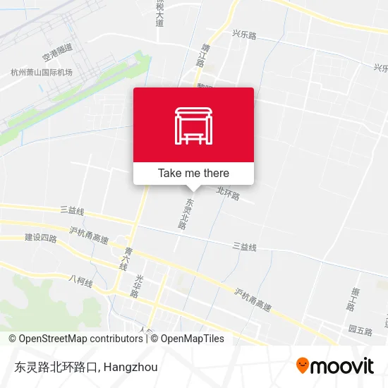 东灵路北环路口 map
