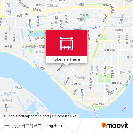 十六号大街三号路口 map