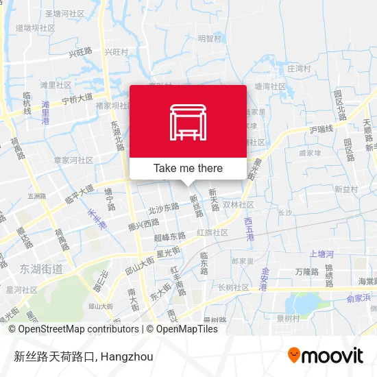 新丝路天荷路口 map
