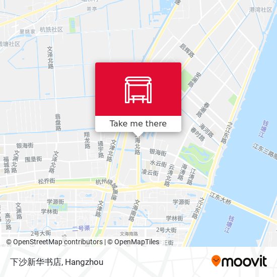 下沙新华书店 map