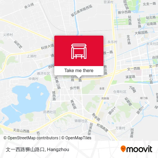 文一西路狮山路口 map
