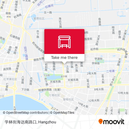 学林街海达南路口 map