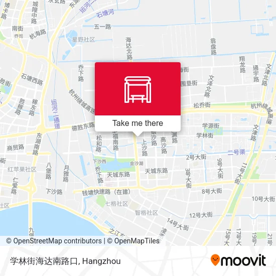 学林街海达南路口 map