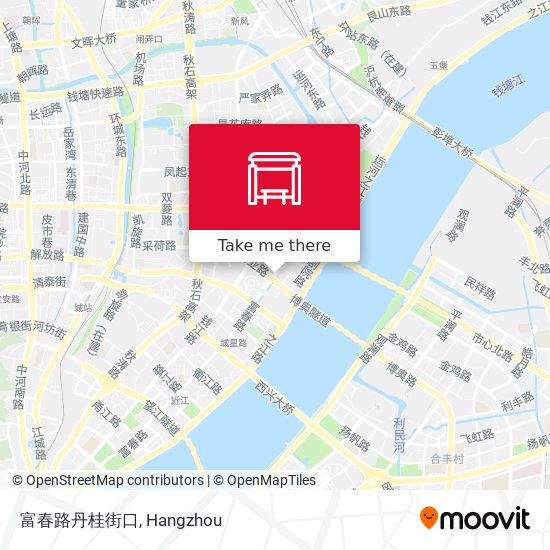富春路丹桂街口 map
