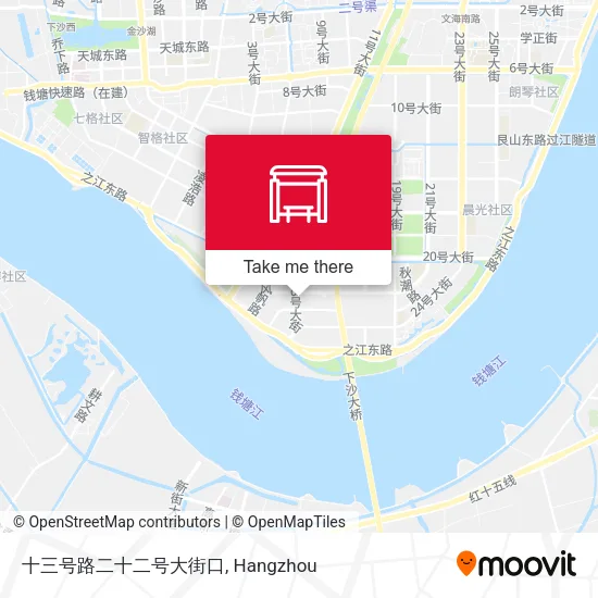 十三号路二十二号大街口 map