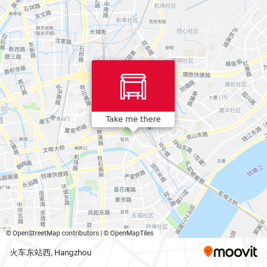 火车东站西 map