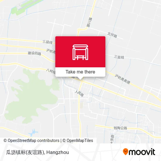 瓜沥镇标(友谊路) map