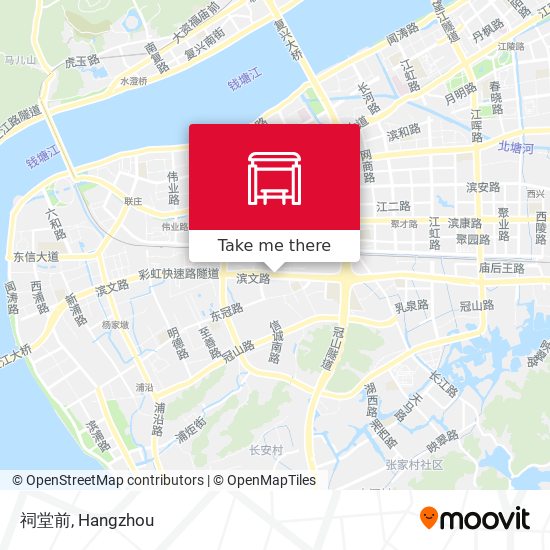 祠堂前 map