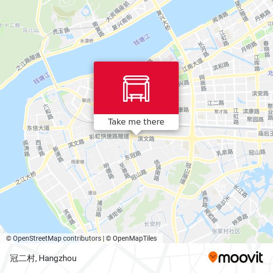 冠二村 map