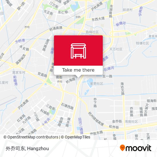外乔司东 map