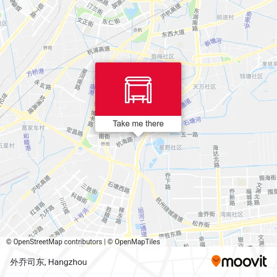 外乔司东 map