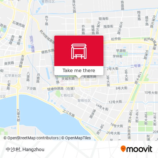 中沙村 map