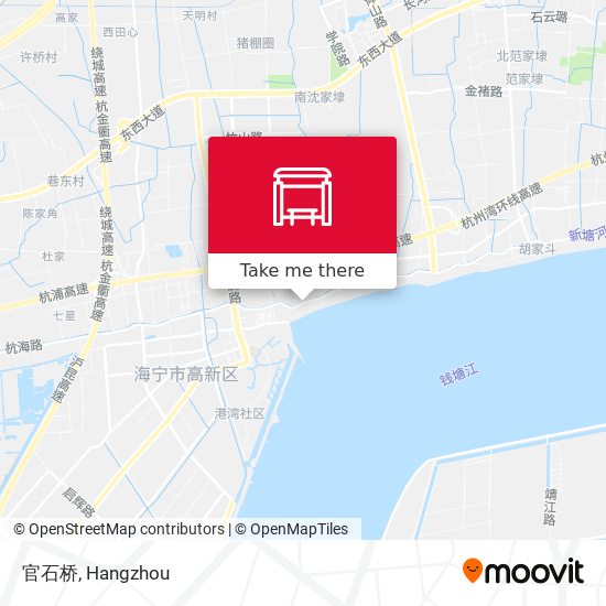 官石桥 map