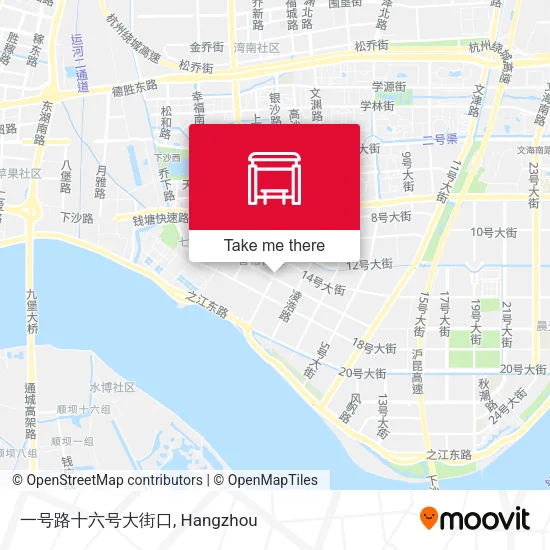 一号路十六号大街口 map