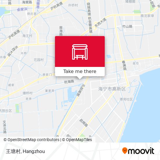 王塘村 map