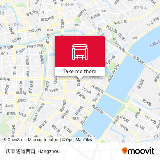 庆春隧道西口 map