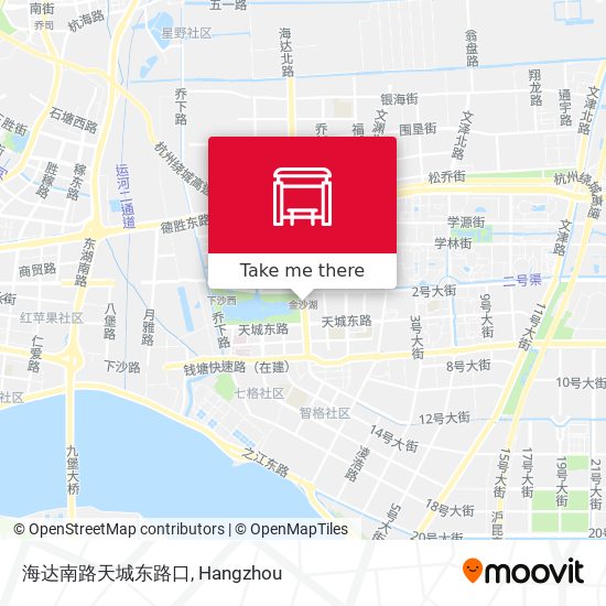 海达南路天城东路口 map