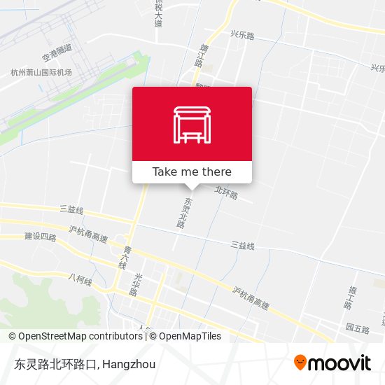 东灵路北环路口 map