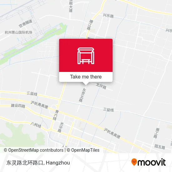 东灵路北环路口 map