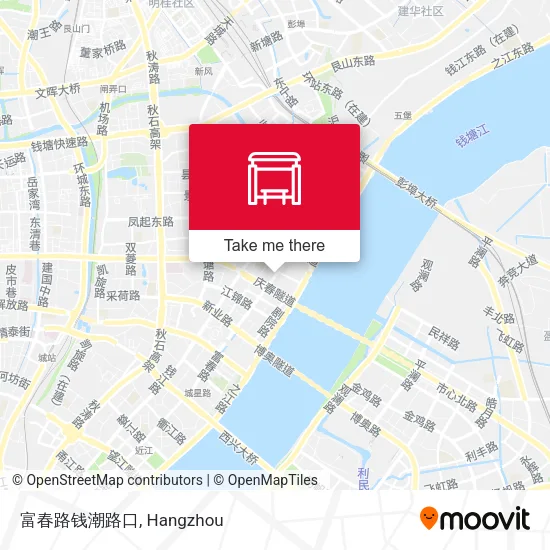 富春路钱潮路口 map