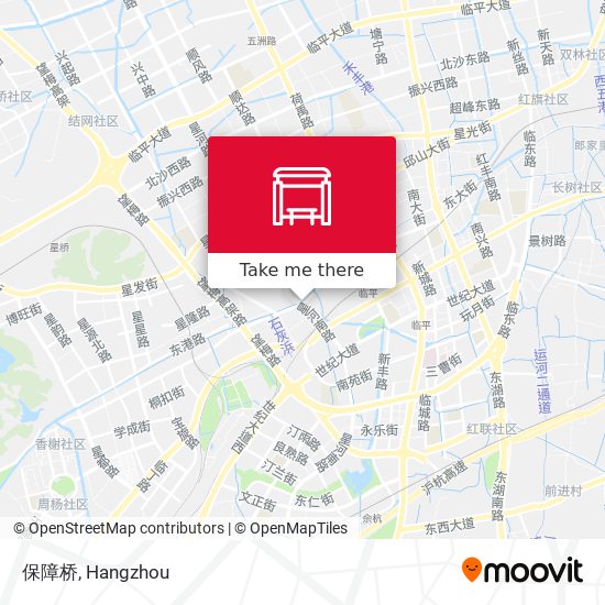 保障桥 map