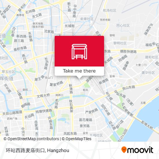 环站西路麦庙街口 map