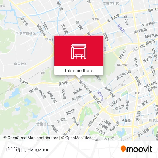 临半路口 map