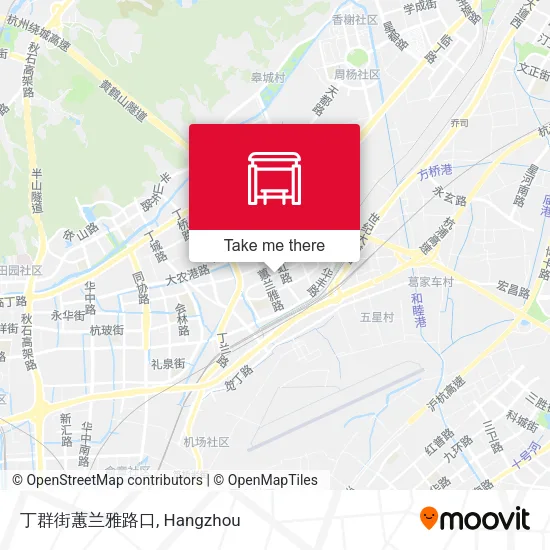 丁群街蕙兰雅路口 map