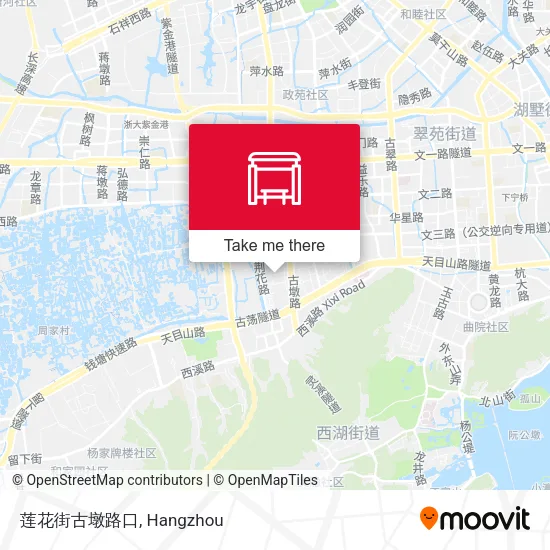 莲花街古墩路口 map