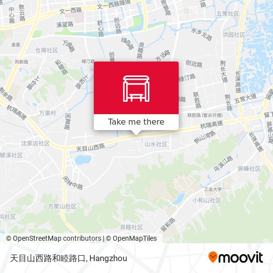 天目山西路和睦路口 map