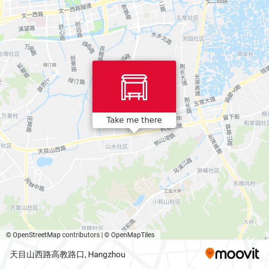 天目山西路高教路口 map